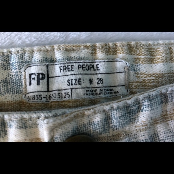 Free People Low Rise Jeans Sz 28 - Picture 3 of 6